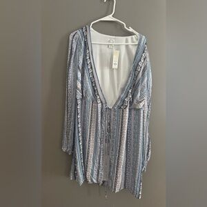 NWT Blue Rain Multicolor Dress